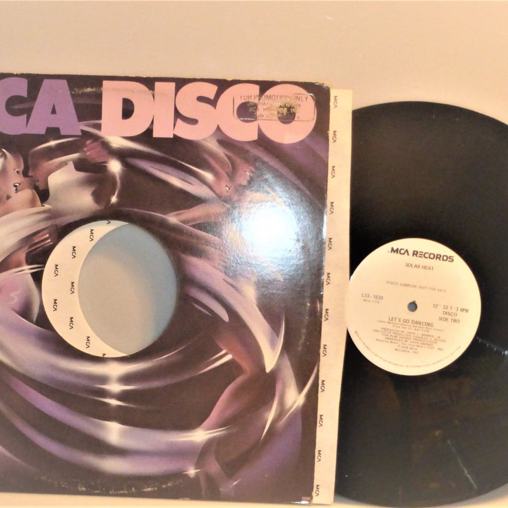 RARE Record 12" Disco LET'S Go DANCING Vinyl Record Solar Heat Mca Records L33-